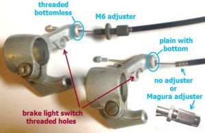 Magura left housing versions