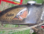 1978 Indian AMI50 black with spoke wheels They rust easily.