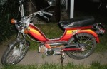 1979 Indian AMI50 burgundy w/spoke wheels warm color stripes