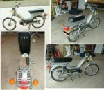 1978 Indian AMI50 silver with spoke wheels Indian head logo on tank