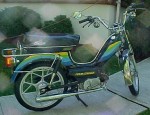 1980 Indian AMI-50 black with cool stripes silver Mira snowflake whls