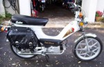 1981 Indian AMI50 white with head logo Mira snowflake wheels