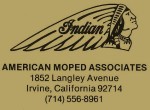 American Moped Associates designed the Indian moped and got Merida Industry in Taiwan to produce it.