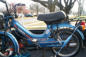 1990 Tomos Bullet TS turn signals, premix gas/oil VY2A3312#K######