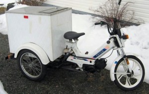 1992 Tomos A35 Bullet pizza trike