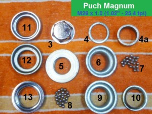 Puch Magnum set, 26-1.0 thread, 32.6 cups