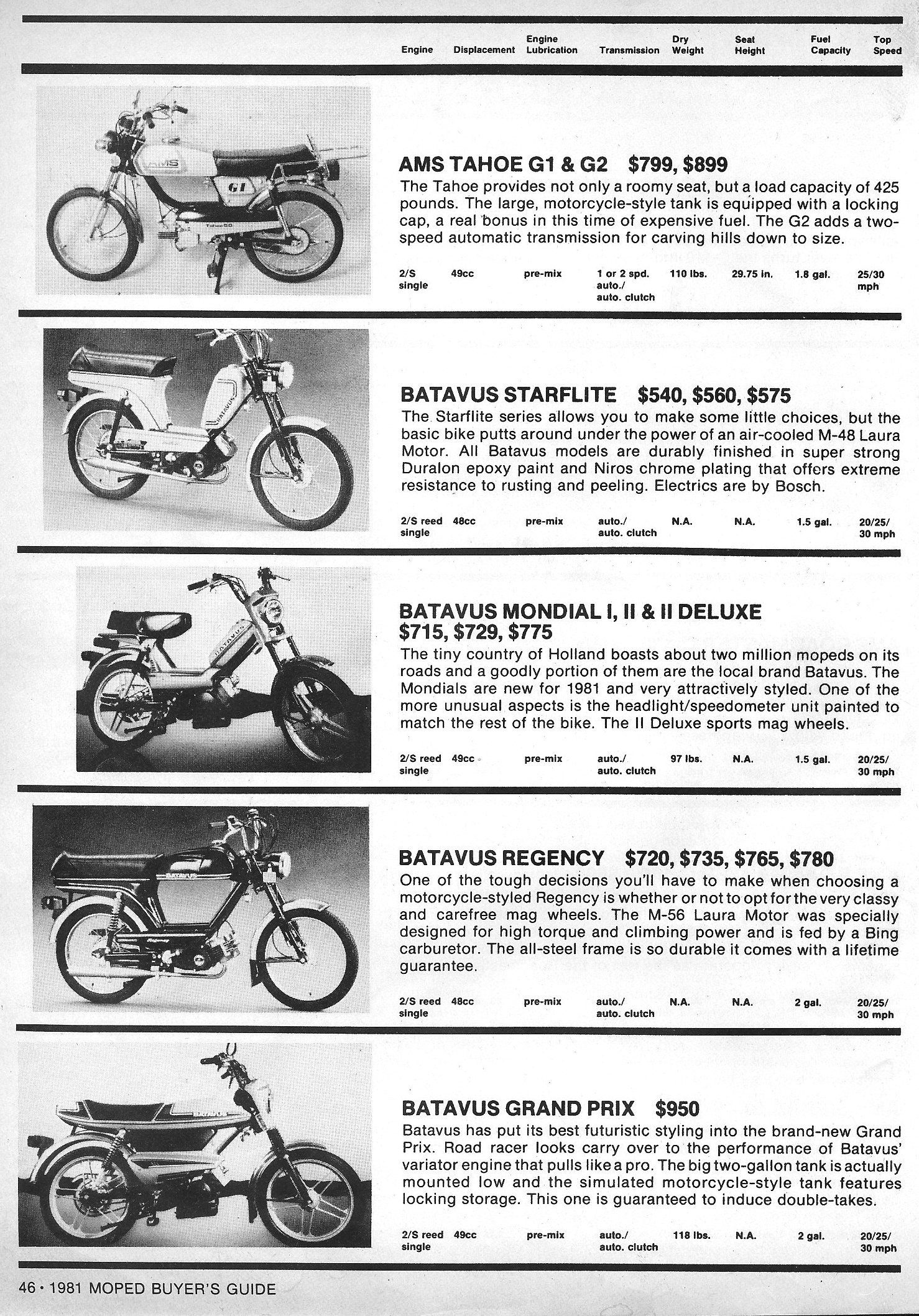 1970's VINTAGE DERBI VARIANT TT MOPED ADVERTSING BROCHURE