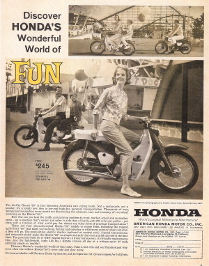 Honda 1962 Life Magazine Ad
