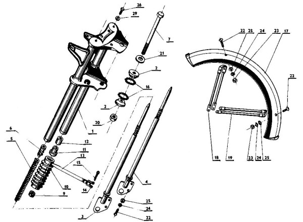 Jawa 207 Parts Diagram 12