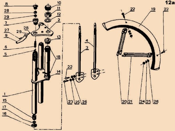 Jawa 207 Parts Diagram 12a