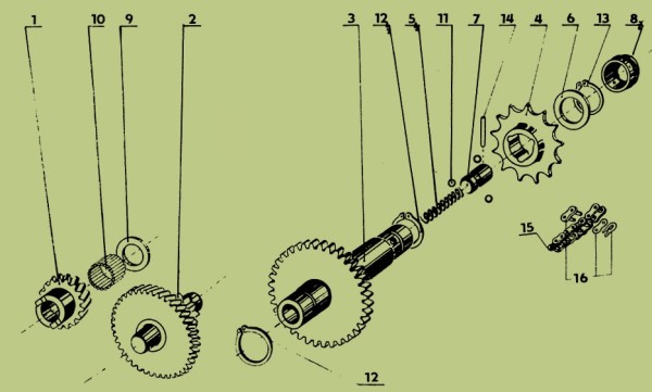 Jawa 207 Parts Diagram 8