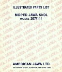 Jawa Parts List Model 207.111
