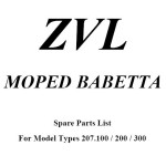 ZVL Parts List Model 207.100-200-300