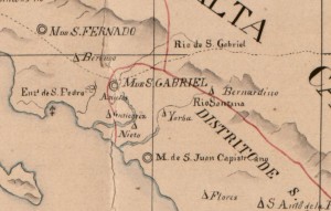 1823 Carta esferica de Alta California