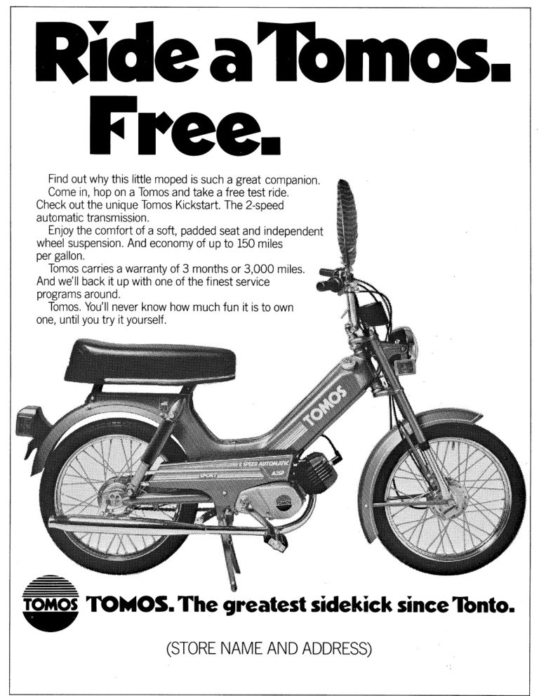 Tomos Models Myrons Mopeds