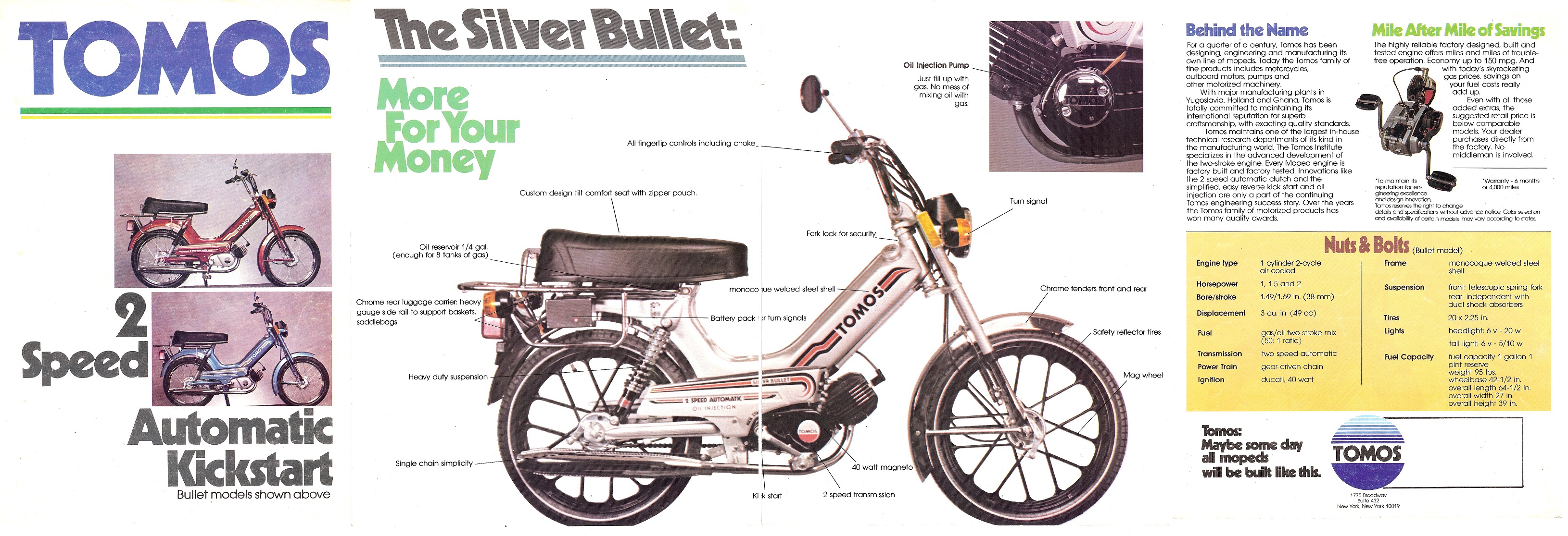 Tomos Models Myrons Mopeds
