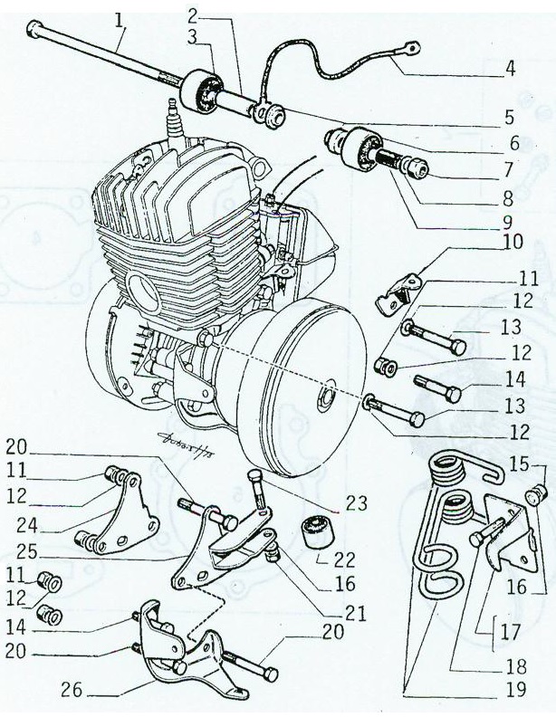 Motobecane Model 40 Moped Parts Manual 