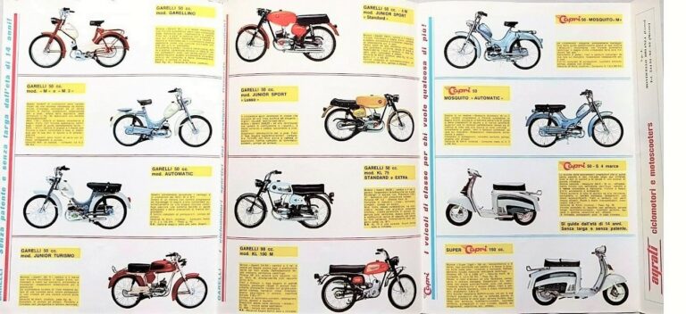 Garelli Models 1947-1979 « Myrons Mopeds