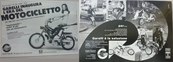 1968 Garelli 50cc Broncco moped mini bike engine vinyl decal sticker set